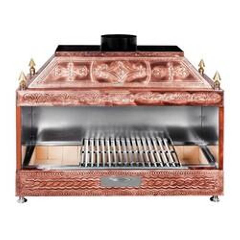 Ateşe Kömürlü Davlumbazlı Kapalı Izgara